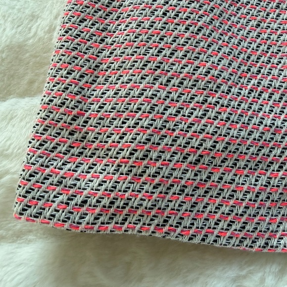 Banana Republic Tweed Fit & Flare Dress Pink Gray Size 2 - Picture 4 of 8